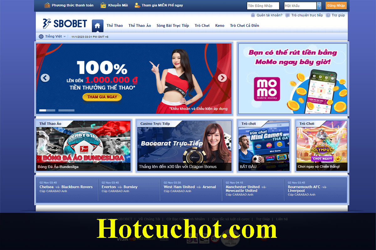 Hướng dẫn đăng ký thành viên Hotcuchot.com Sbobet